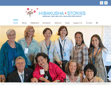 Tablet Screenshot of hibakushastories.org
